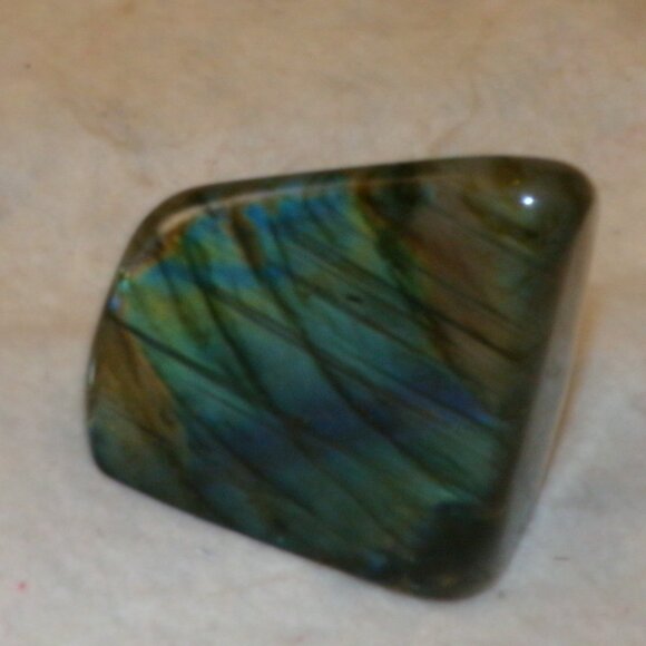 XL Flashy Labradorite Freeform Slab Tower Crystal Speciman - Picture 10 of 11